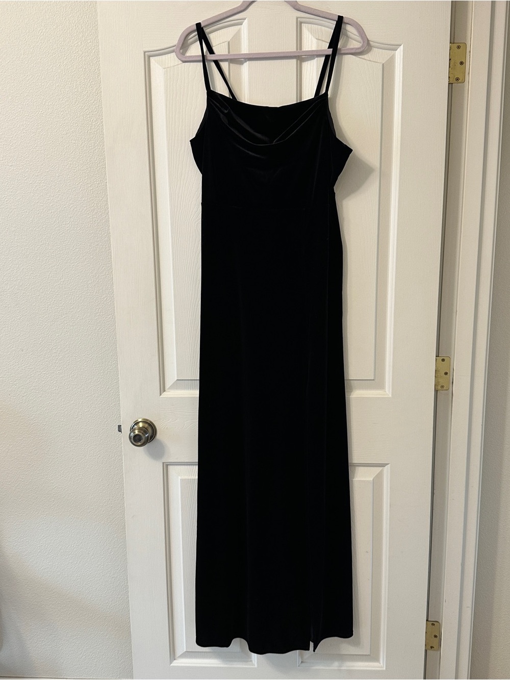 Birdy Grey Ash Black Velvet Dress L
